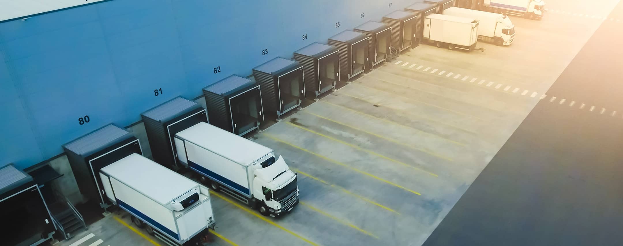 Logistics Center Trucks