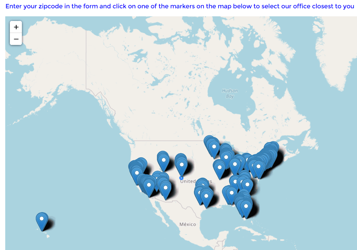 Coldwell Banker Map