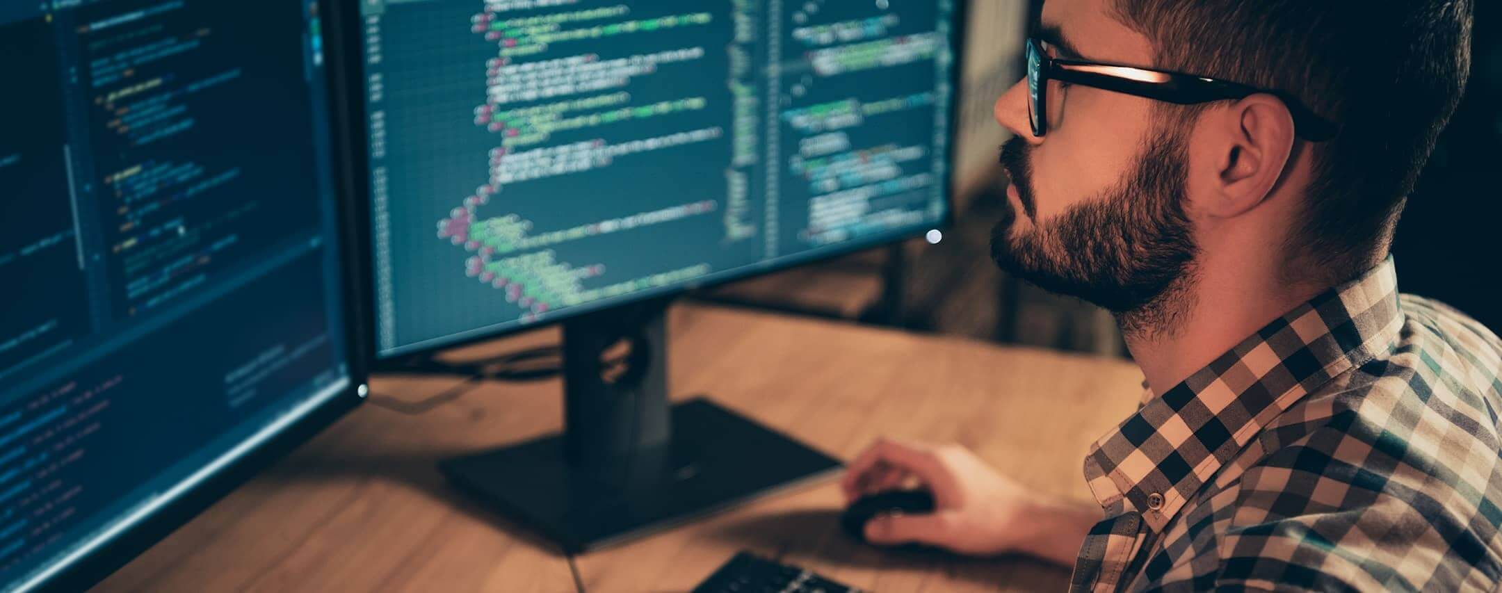 Coder on Computer