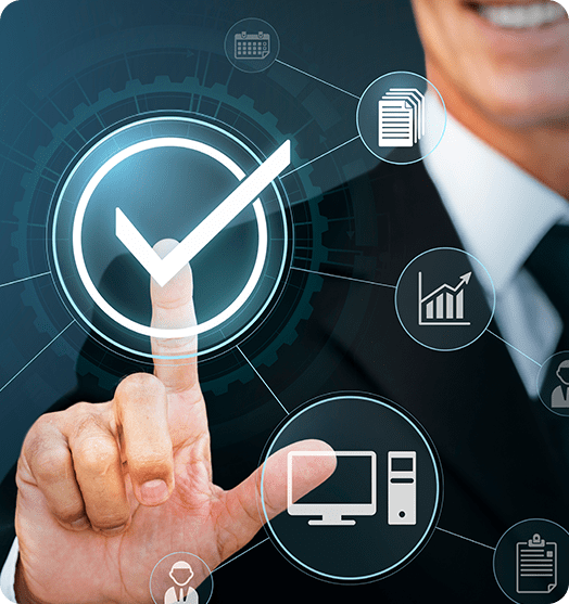 Smiling Businessman Showcasing Vertex's MuleSoft Development Services For Efficient Integration Solutions